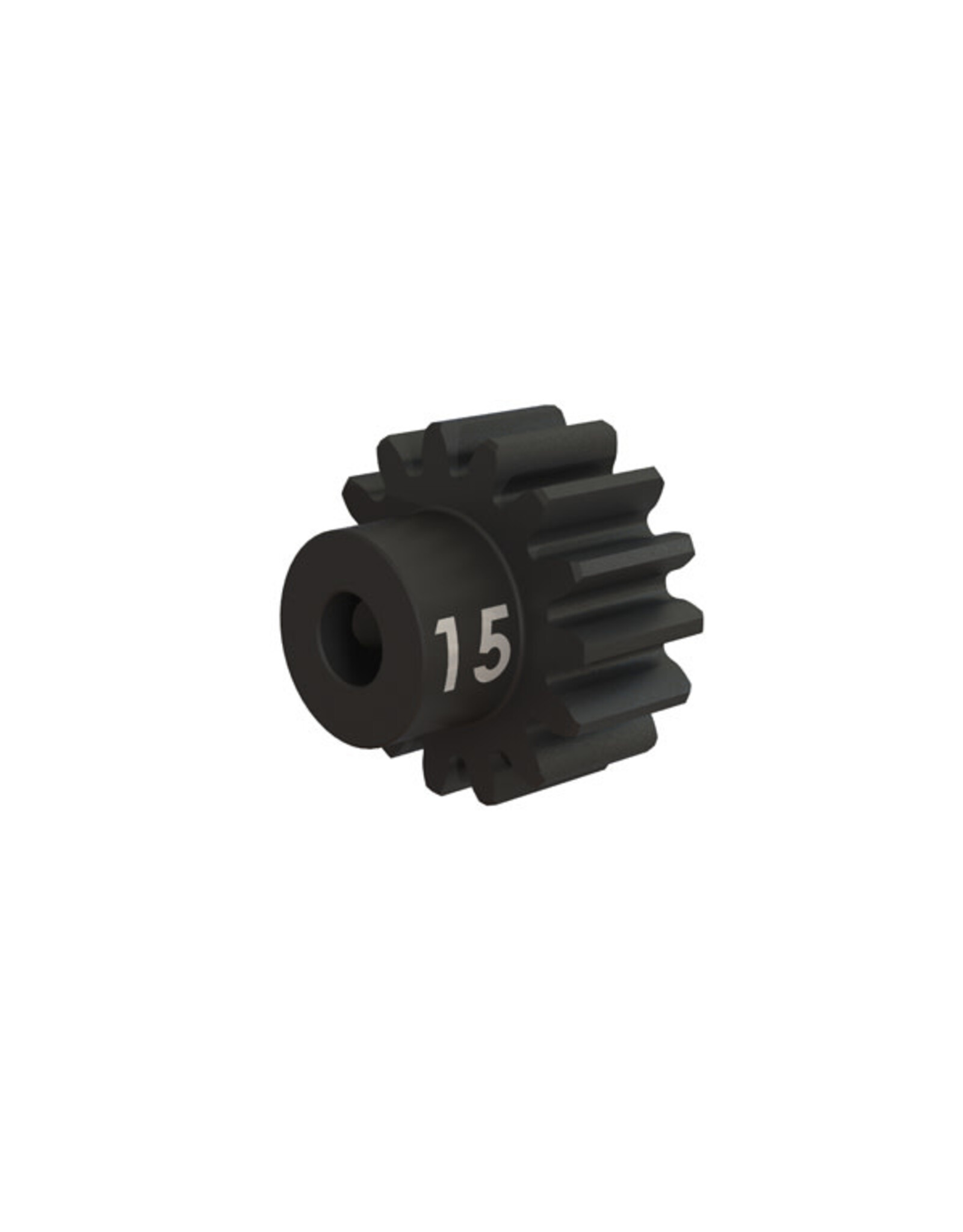 Traxxas Gear, 15-T pinion (32-P) (mach.steel) / set screw