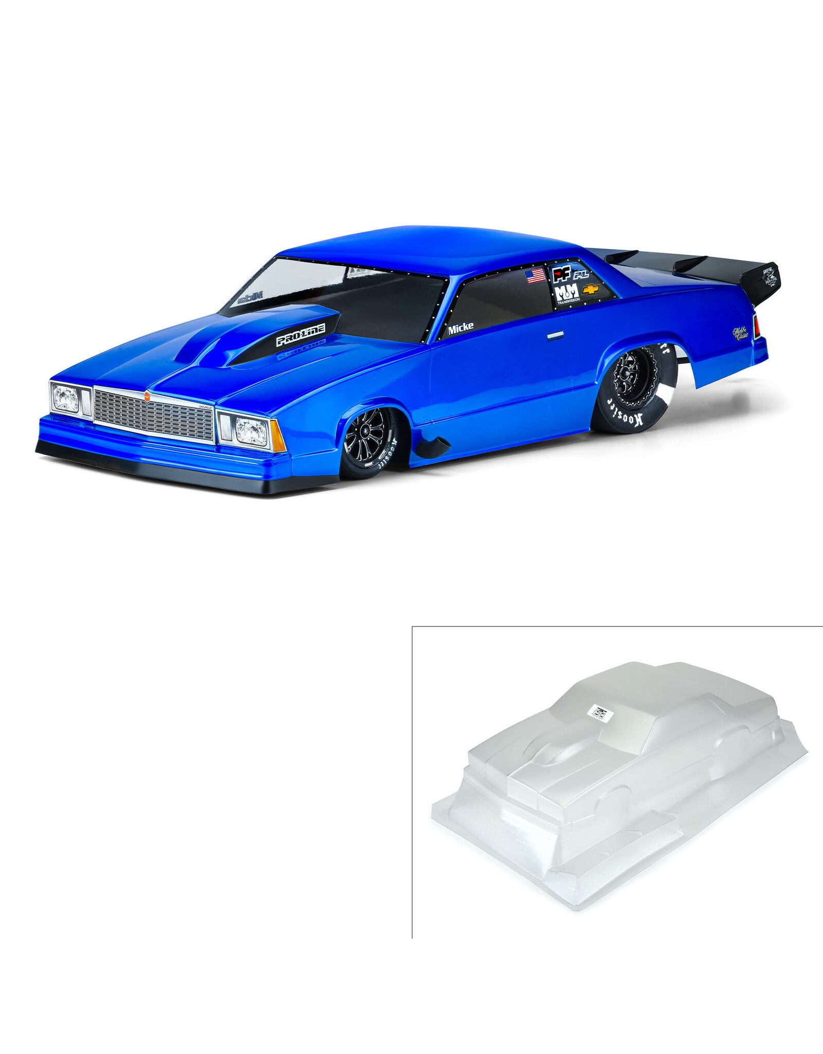 Pro-Line 78 Chevy Malibu Clear Drag Body