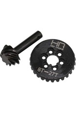 Hot Racing HD Steel Bevel Gear Set SCX-10 II (27T-8T)