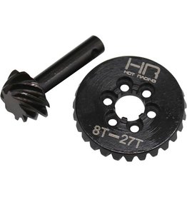 Hot Racing HD Steel Bevel Gear Set SCX-10 II (27T-8T)