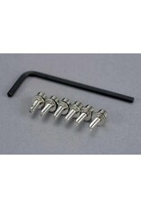 Traxxas Screws, 3x10mm Caphead machine w/ hex wrench