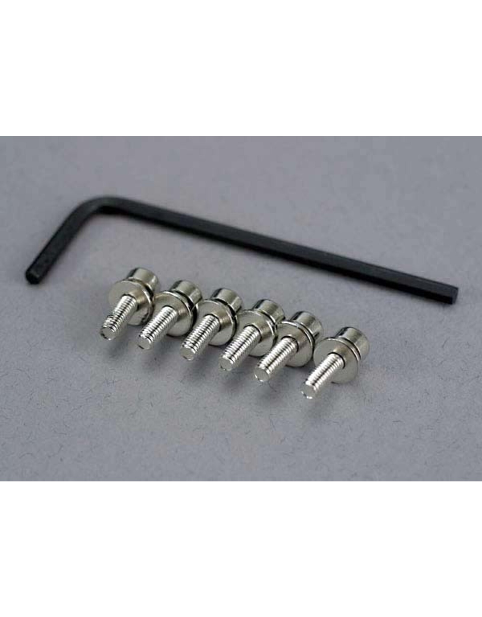 Traxxas Screws, 3x10mm Caphead machine w/ hex wrench