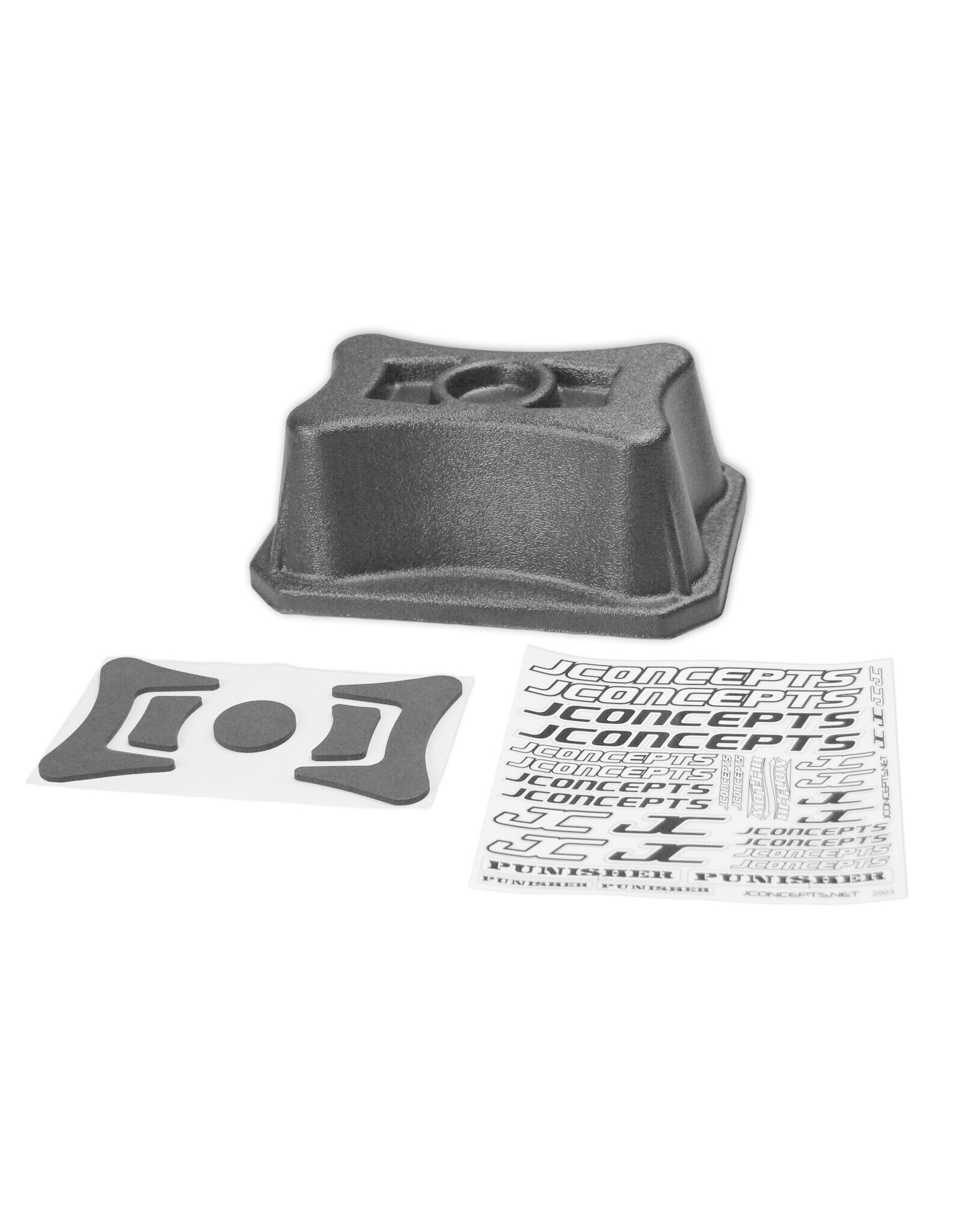 JConcepts Illuzion Matte Vehicle Stand, Black