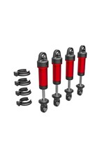 Traxxas Shocks, GTM, Aluminum (Red-Anodized)