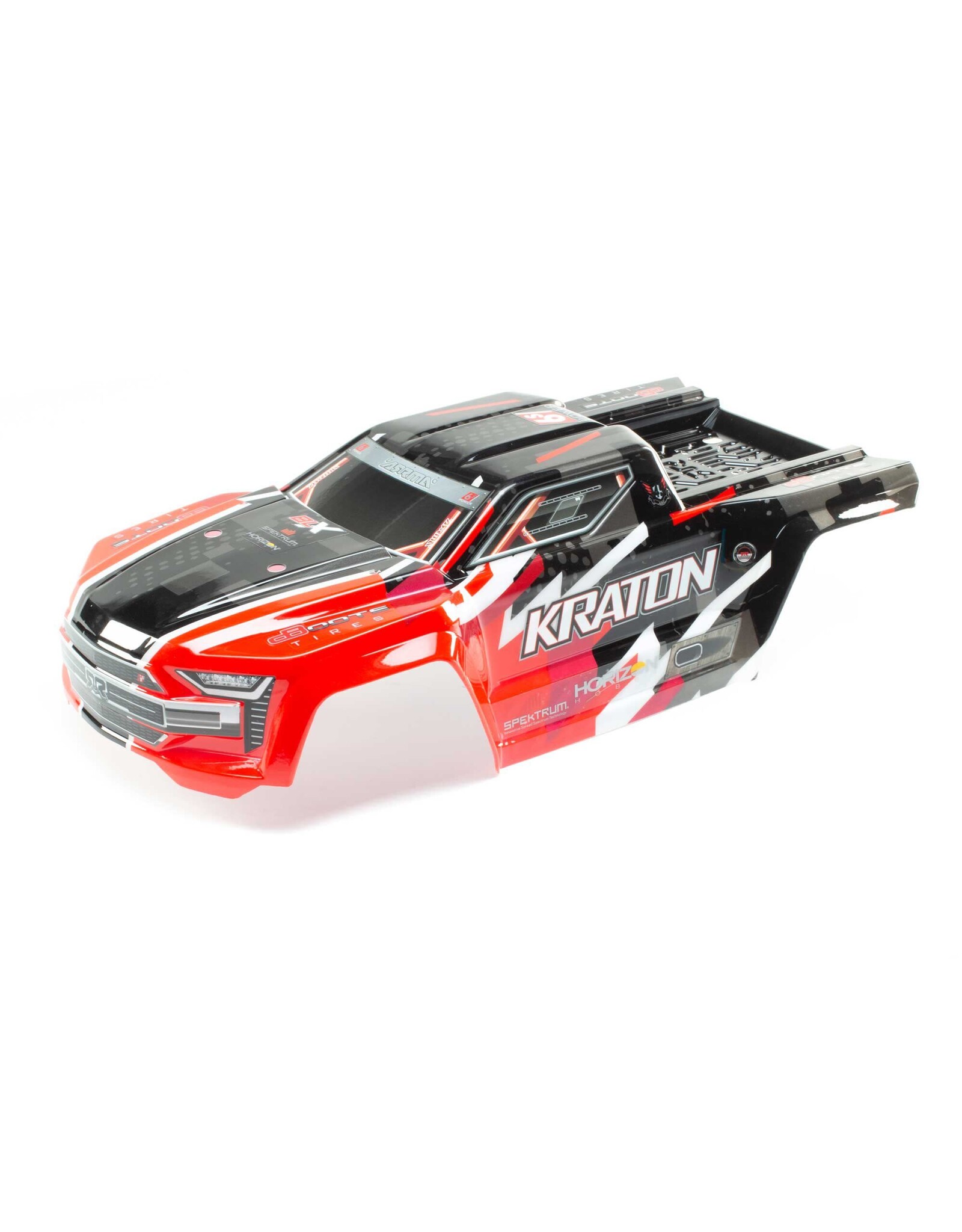 Arrma Kraton 6S BLX Painted Trimmed Body (Red)