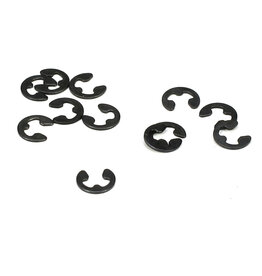 Team Losi Racing E-Clips, 3mm Shaft (12)