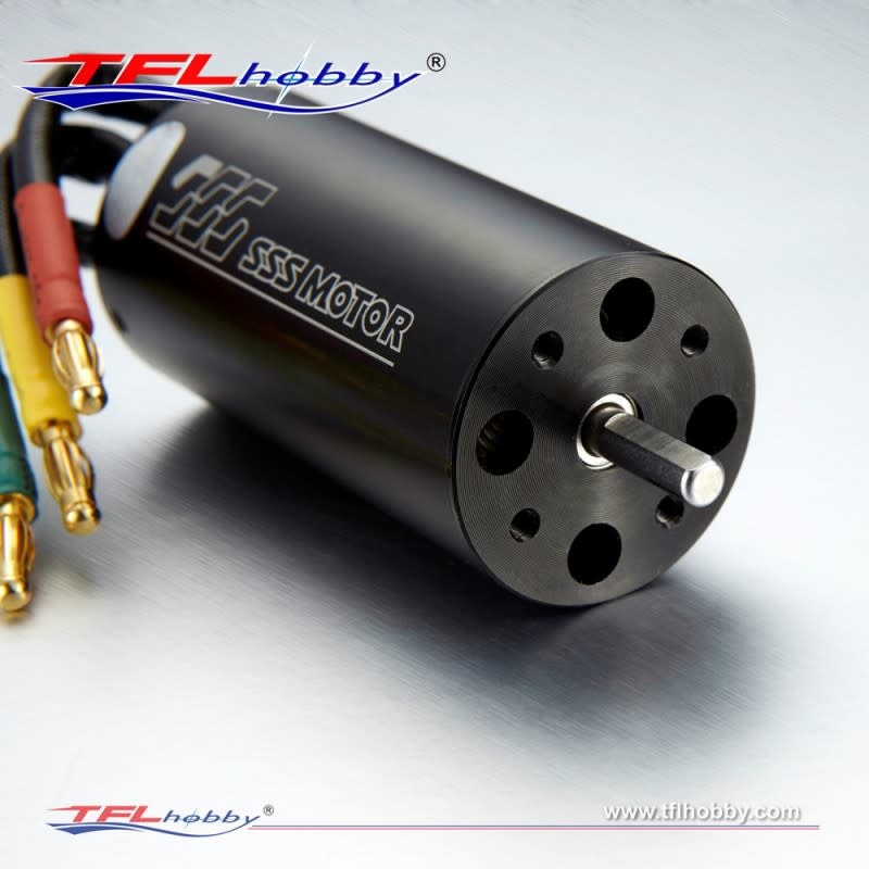 Moteur Brushless 3674 1650KV Pour RC 1/8 - Buggy, Bateau - Boîtier Aluminium Dissipateur Chaleur - Fiche 4.0 Mm - 10