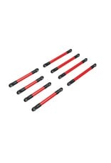 Traxxas Suspension Link Set, Aluminum (Red-Anodized)