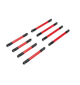 Traxxas Suspension Link Set, Aluminum (Red-Anodized)