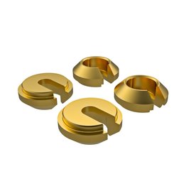 Traxxas Lower Retainer, Shock, Brass (1 gram) (4)