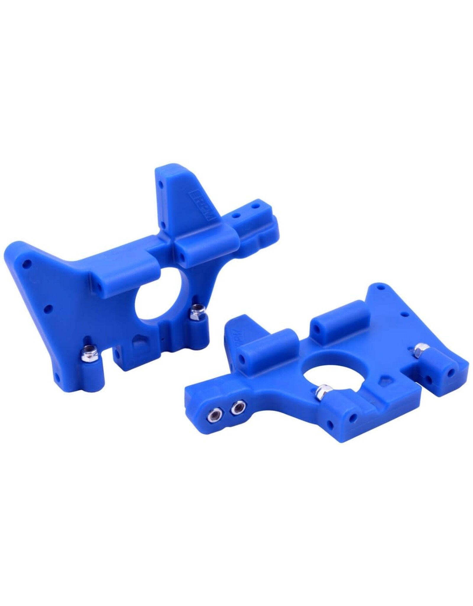 RPM Front Bulkheads for Traxxas T-Maxx & E-Maxx - Blue