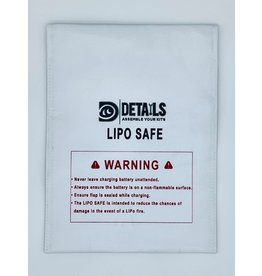 Hobby Details LiPo Battery Safe Bag (White) (23x30cm)  HDT00001