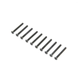 Team Losi Racing Flat Head Screws, M3 x 30mm (10)