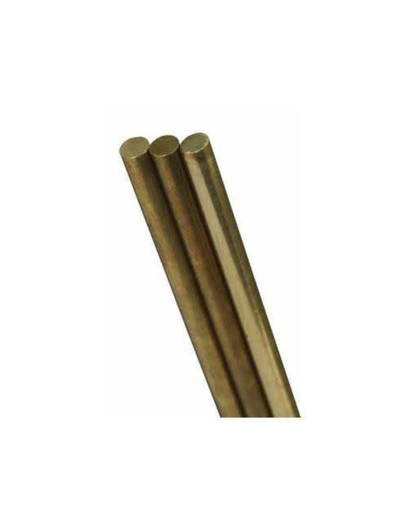K&S Engeering 3/64" SOLID BRASS ROD (4PCS/CARD)
