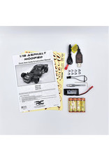 1RC Racing Copy of 1/18 Asphalt Modified, Black, RTR