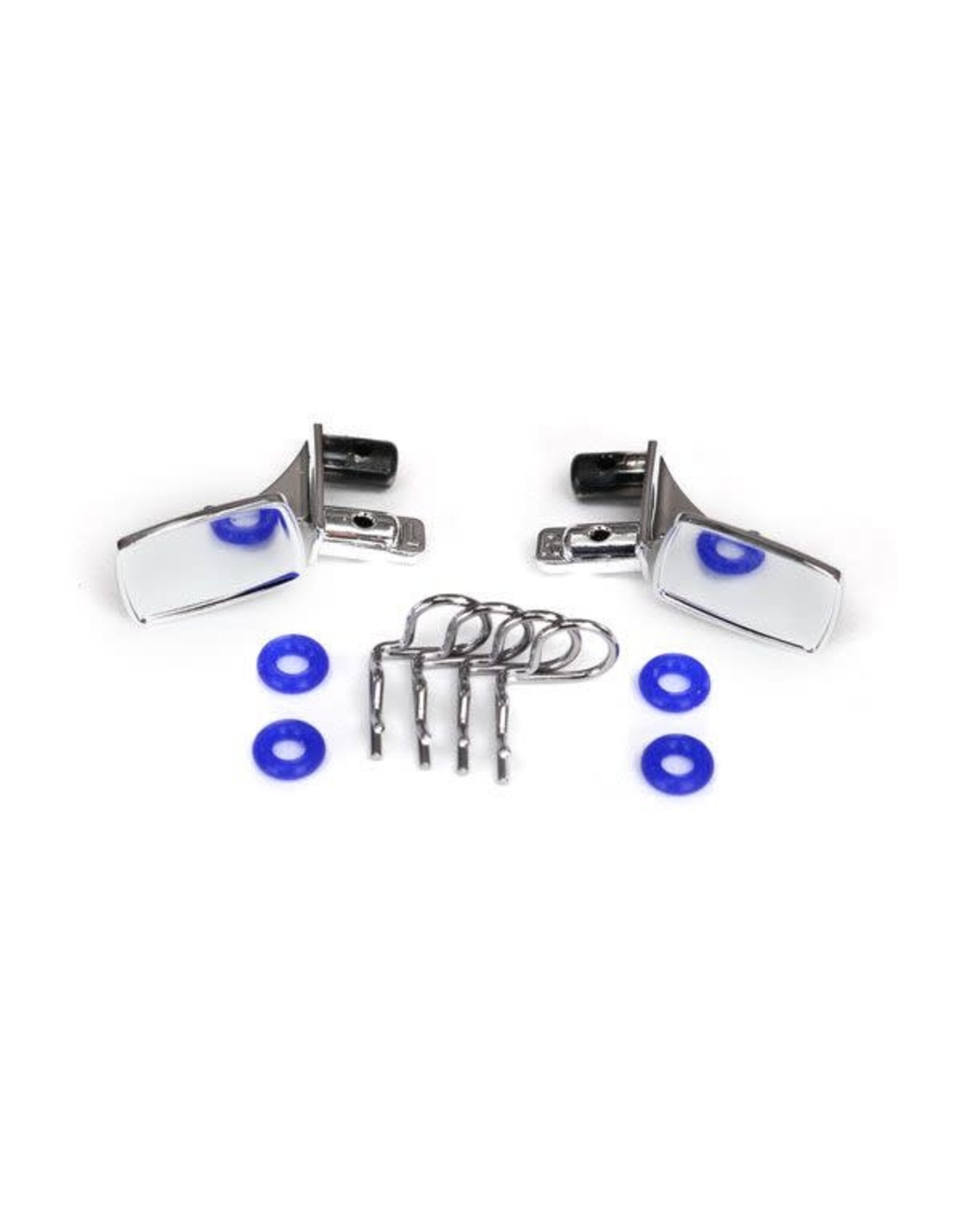 Traxxas Mirrors, side, chrome (left & right)