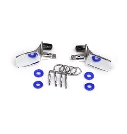 Traxxas Mirrors, side, chrome (left & right)