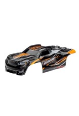 Traxxas Body, Sledge, orange/ window, grille, lights decal sheet