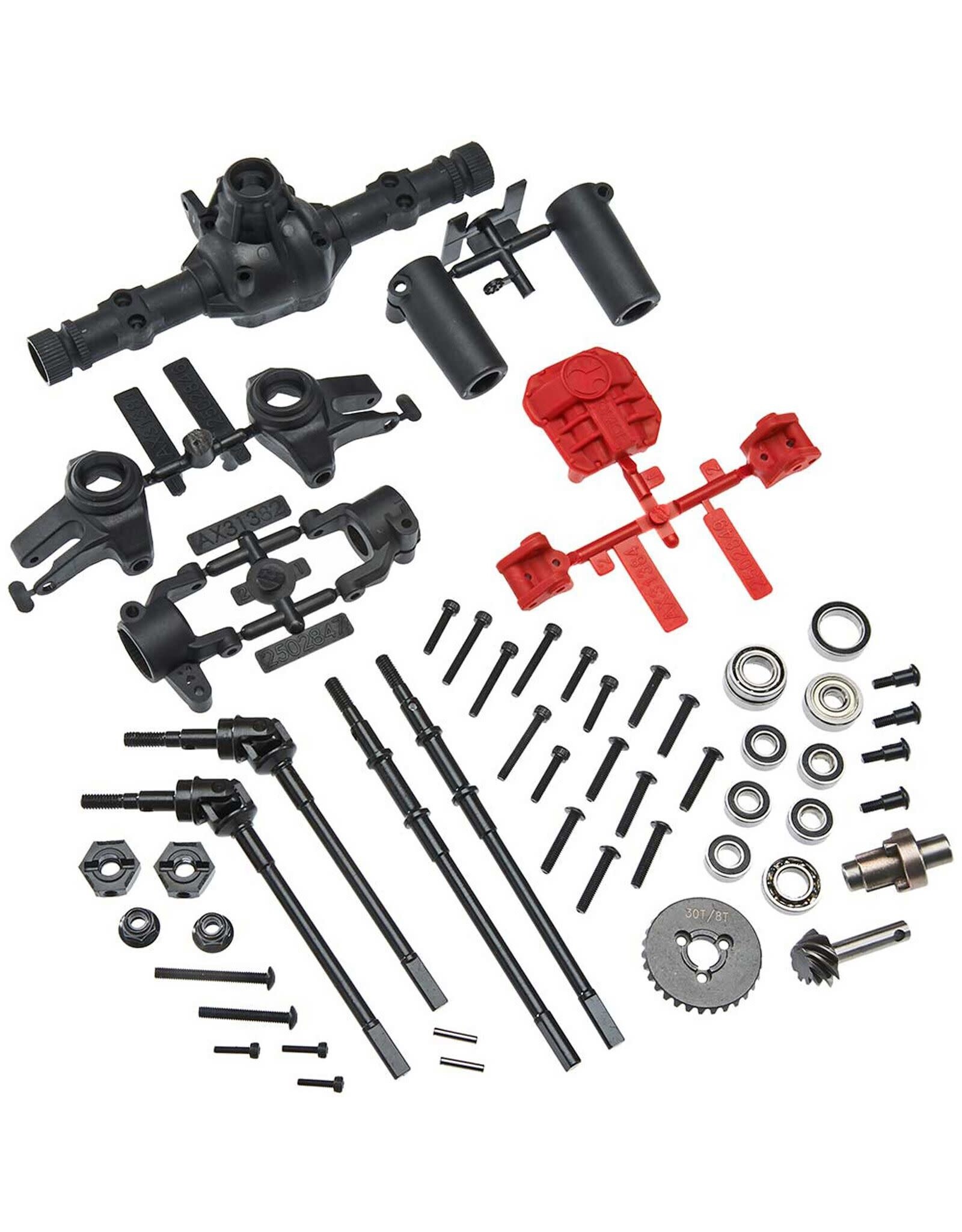 Axial AR44 Locked Axle Set Front/Rear Complete