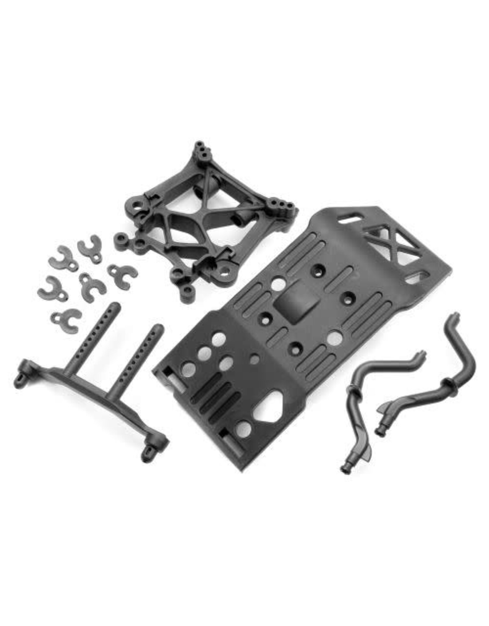 HPI Racing Skid Plate/Body Mount, Savage X Shock Tower Set