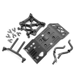 HPI Racing Skid Plate/Body Mount, Savage X Shock Tower Set