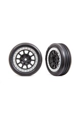 Traxxas Front Black/Satin Beadlock w/ Alias Tires