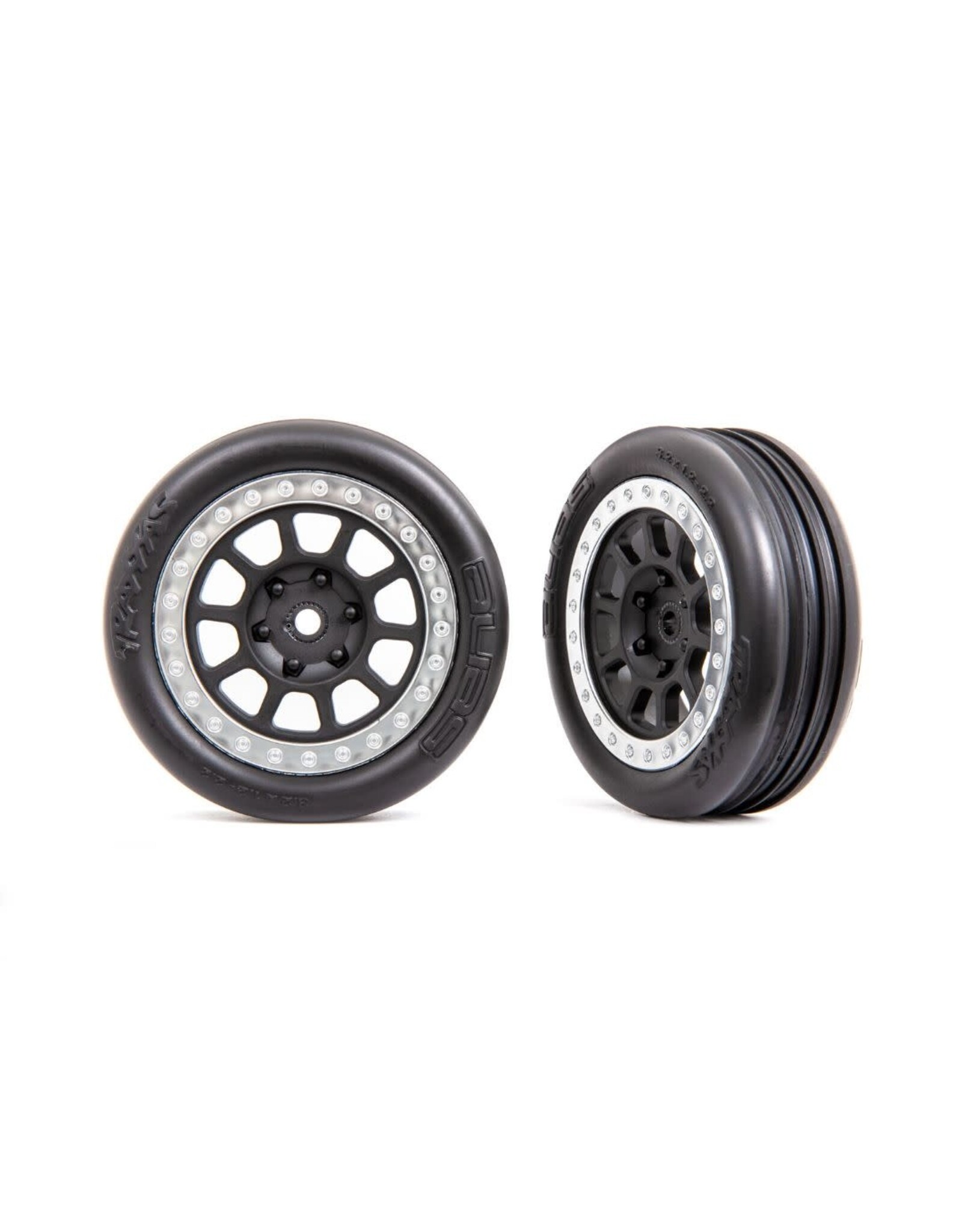Traxxas Front Black/Satin Beadlock w/ Alias Tires