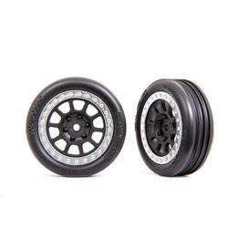 Traxxas Front Black/Satin Beadlock w/ Alias Tires