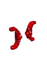 Traxxas Caster Blocks, 6061-T6 Alu. (Red) (Left & Right)