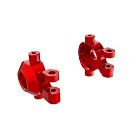 Traxxas Steering Blocks, 6061-T6 Alu. (Red)(2)