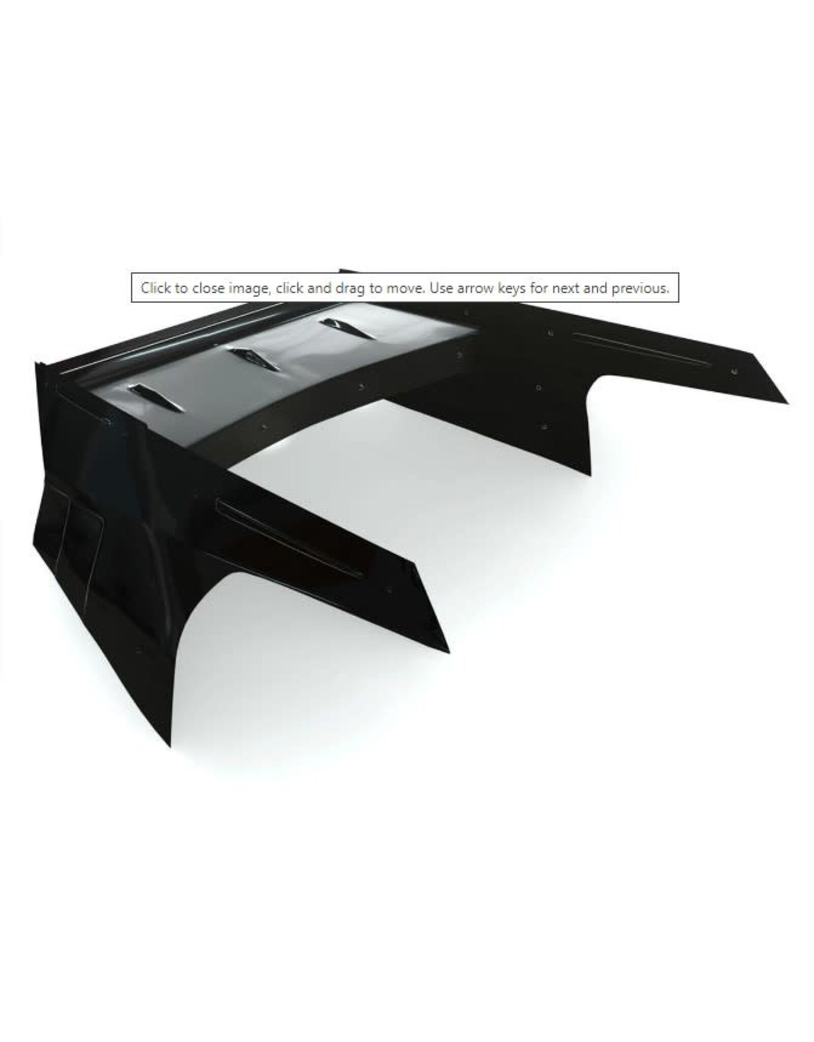 Bittydesign ZL21 Pro Drag Racing Wing Set (Clear)