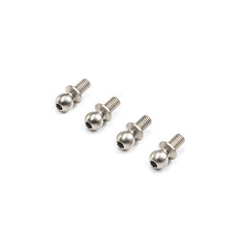 Team Losi Racing Ball Stud, Low Mount, 4.8 x 5mm (4)