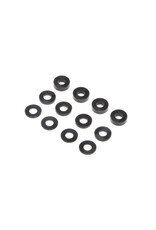 Team Losi Racing M3 x 6.5mm Aluminum Washer Set, Black (4ea)