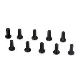 Team Losi Racing Button Head Screws, M3 x 8mm (10)