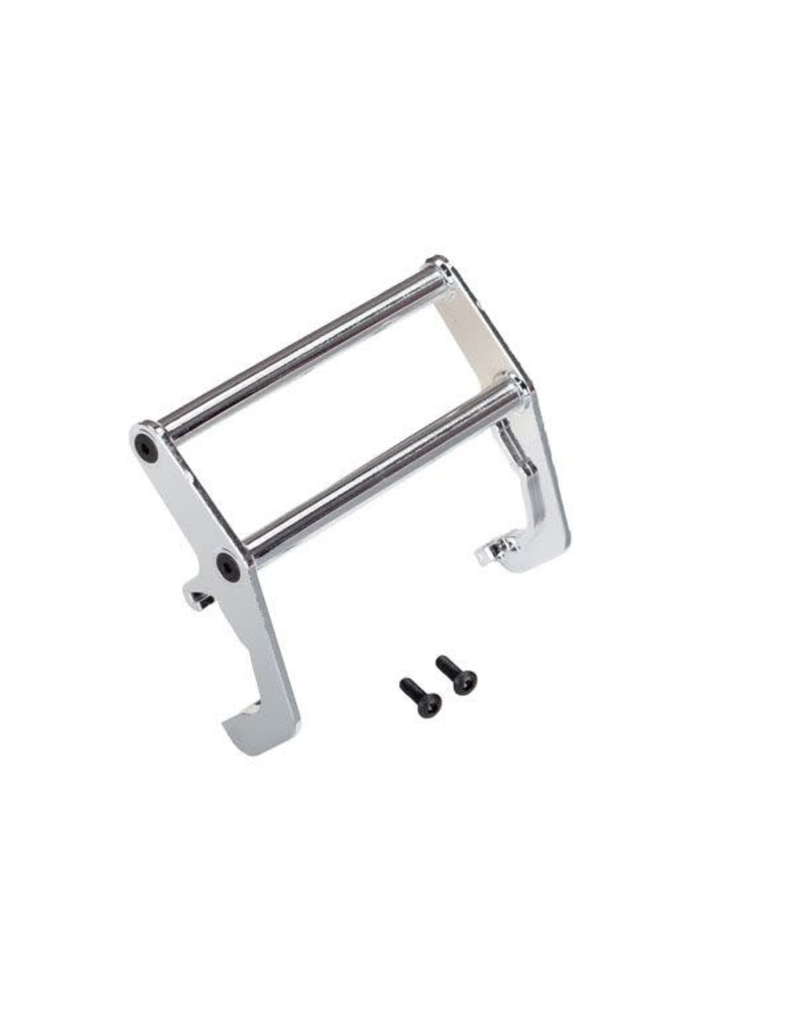 Traxxas Push bar, bumper, chrome (assembled)