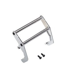 Traxxas Push bar, bumper, chrome (assembled)