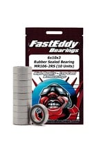 FastEddy Bearings 6x10x3 Rubber Sealed Bearing MR106-2RS (1)