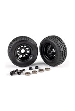 Traxxas Trailer Wheels (2)/ Tires (2)