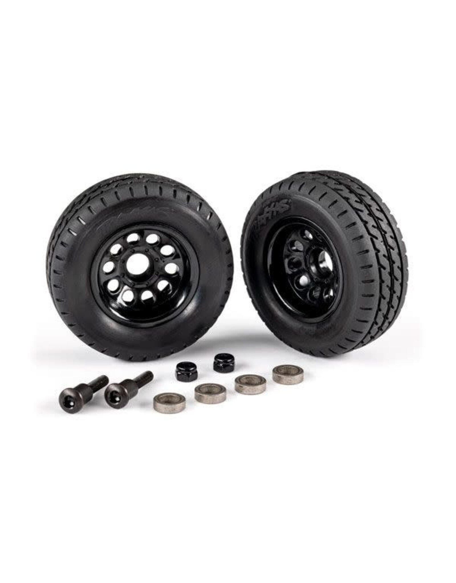 Traxxas Trailer Wheels (2)/ Tires (2)