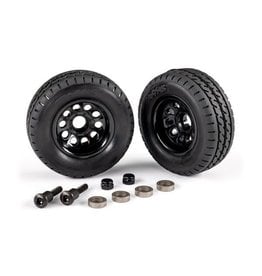 Traxxas Trailer Wheels (2)/ Tires (2)