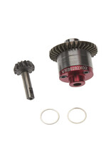 Hot Racing Steel Spiral Gear Set w/ Alum Cover Plate:Tra 1/16