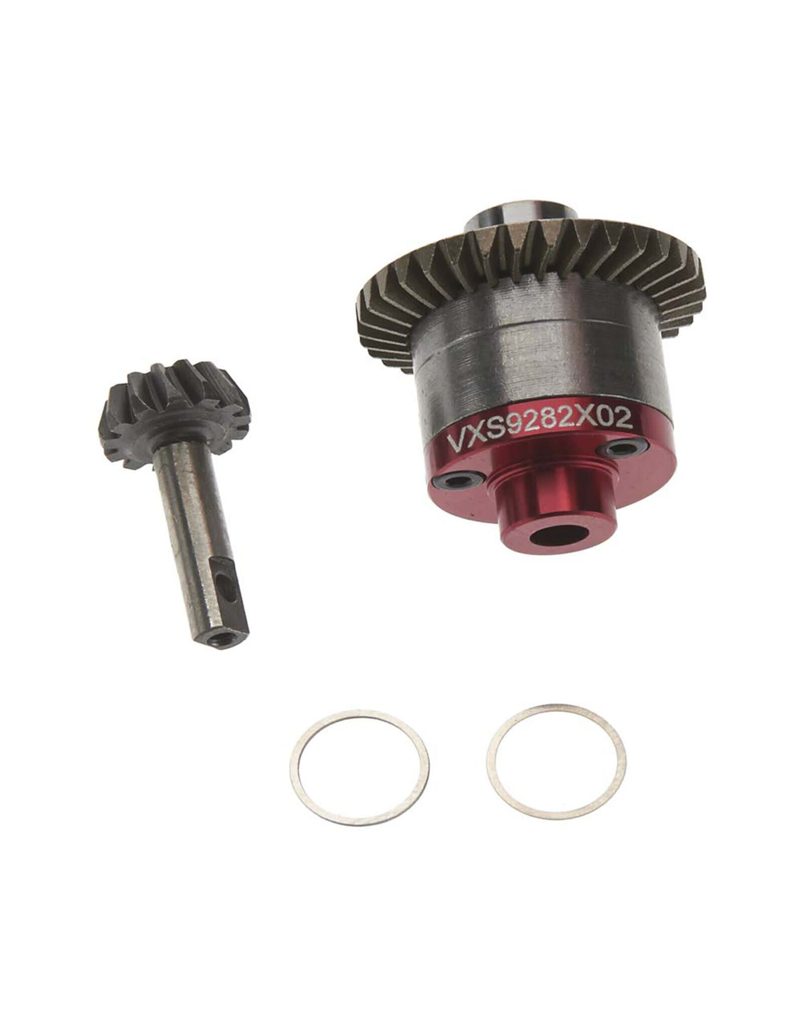 Hot Racing Steel Spiral Gear Set w/ Alum Cover Plate:Tra 1/16