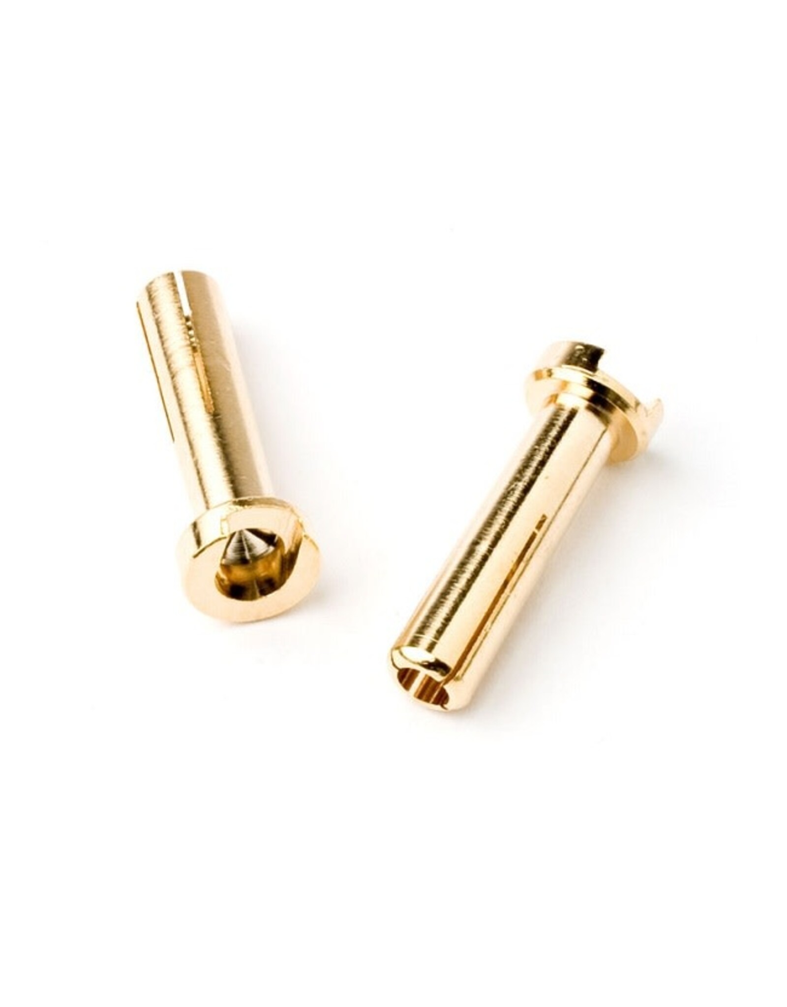 TQ wire 4mm Male Bullets Low Profile (pr.) Gold 14mm