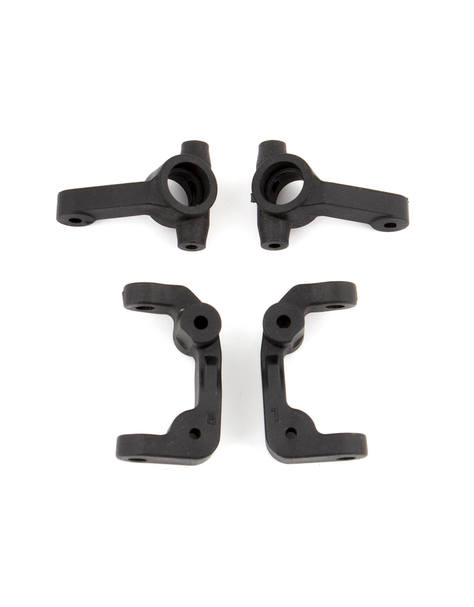 Team Associated Caster and Steering Blocks, Fits: ProSC10, Reflex DB10, and Trophy Rat