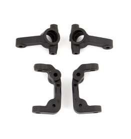 Team Associated Caster and Steering Blocks, Fits: ProSC10, Reflex DB10, and Trophy Rat