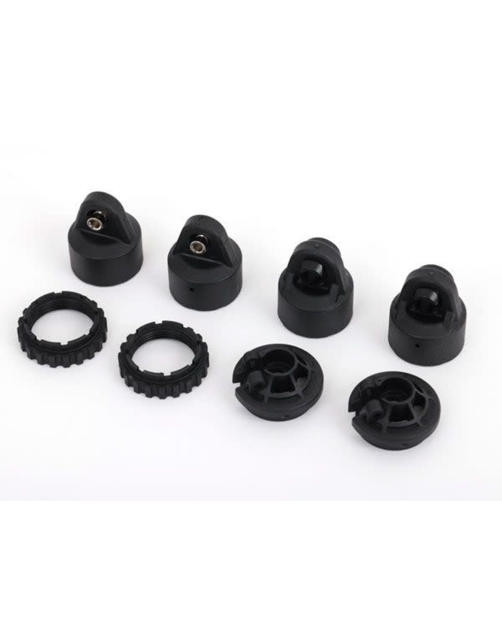 Traxxas Shock caps, GT-Maxx shocks (2)/ spring perch/ adjusters