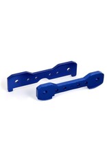 Traxxas Tie bars, front, 6061-T6 aluminum (blue-anodized)