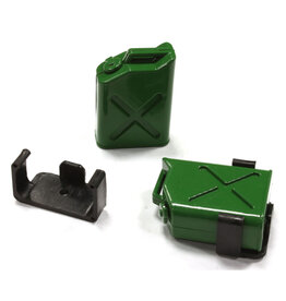 Integy Jerry Can Fuel Tank (2), Green; 1/10 Scale Crawler