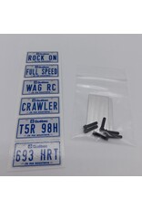 WAG Radio Control Ensemble de plaques avec plaque d’aluminium (PS-A5)