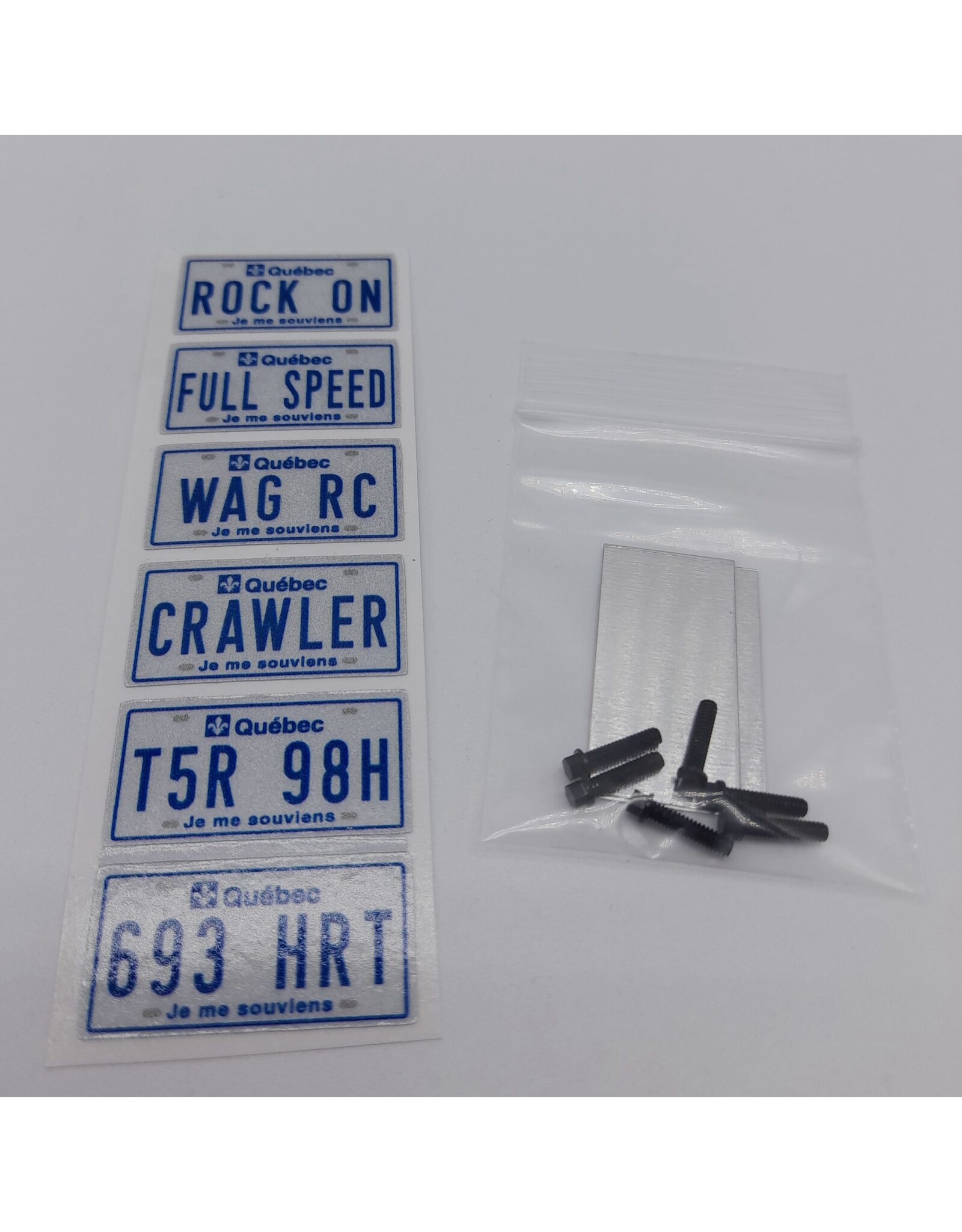 WAG Radio Control Ensemble de plaques avec plaque d’aluminium (PS-A5)